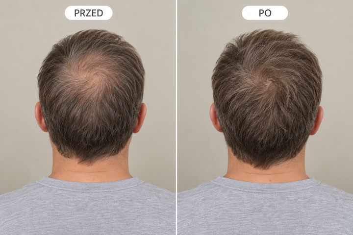 Pierwsze mycie — przed i po